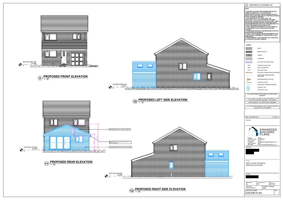 Proposed Elevations Ackworth extension