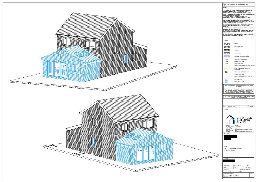 Proposed Isometric Views - Ackworth extension